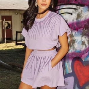 Queen of Sparkles Pearl Shorts